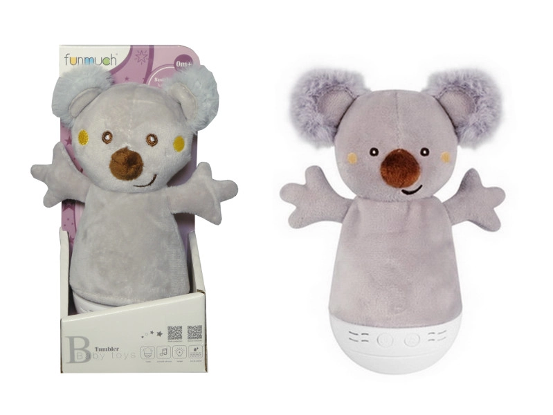 Houpací hračka koala s melodiemi a lampičkou