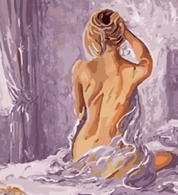 NORIMPEX Malování podle čísel Probuzení ženy 40 × 50 cm