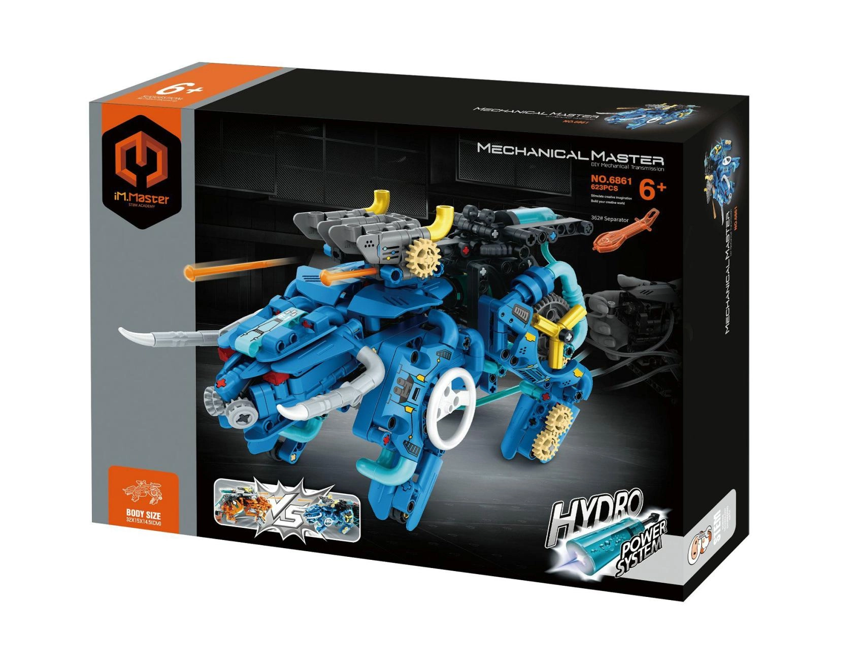 Stavebnice Hydraulický Bojový Dinosaurus iM.MASTER