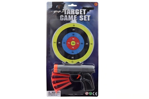 Pistole na přísavky s terčem