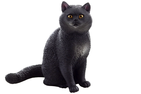 Plastová figurka kočky pro děti a sběratele