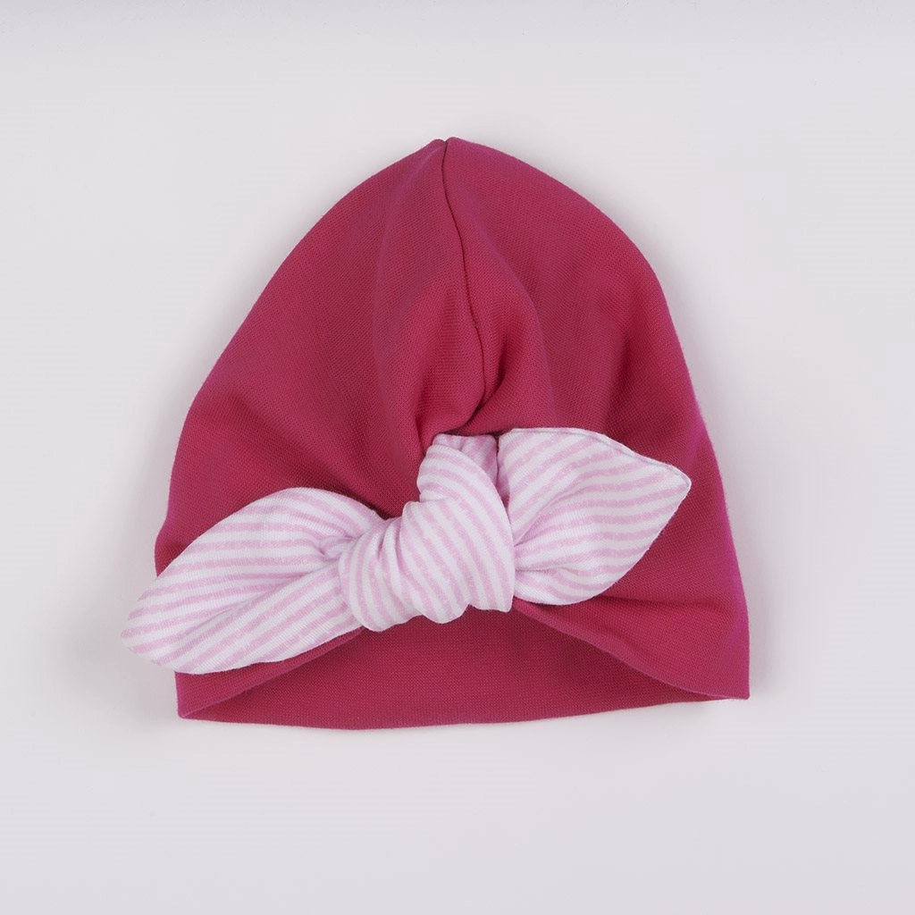 Dívčí čepička turban New Baby For Girls pruhy