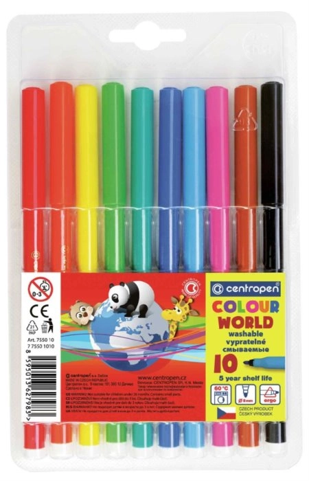 Levně Centropen Colour World 7550 10 ks