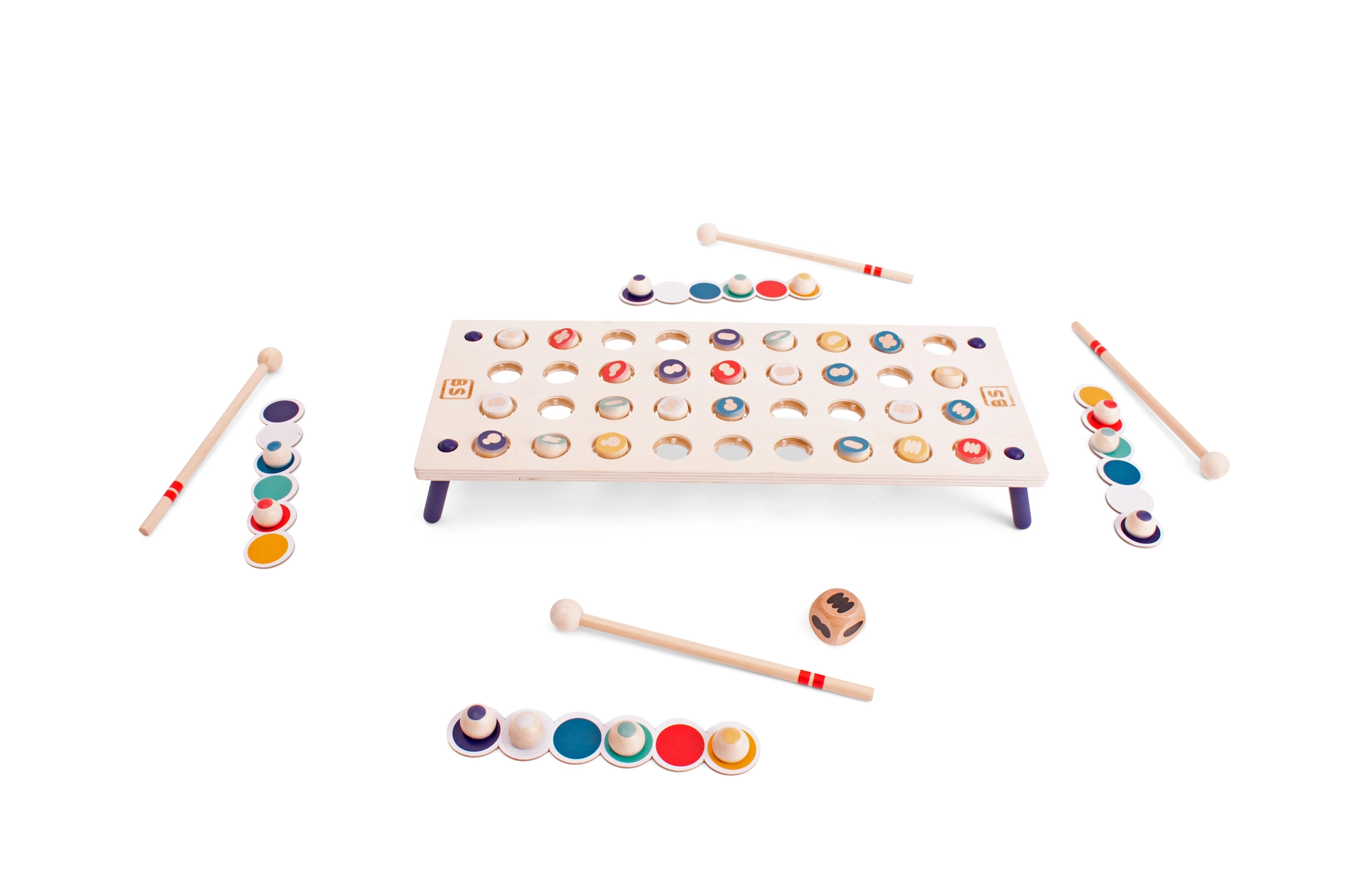 Dřevěná zatloukací hra pro děti