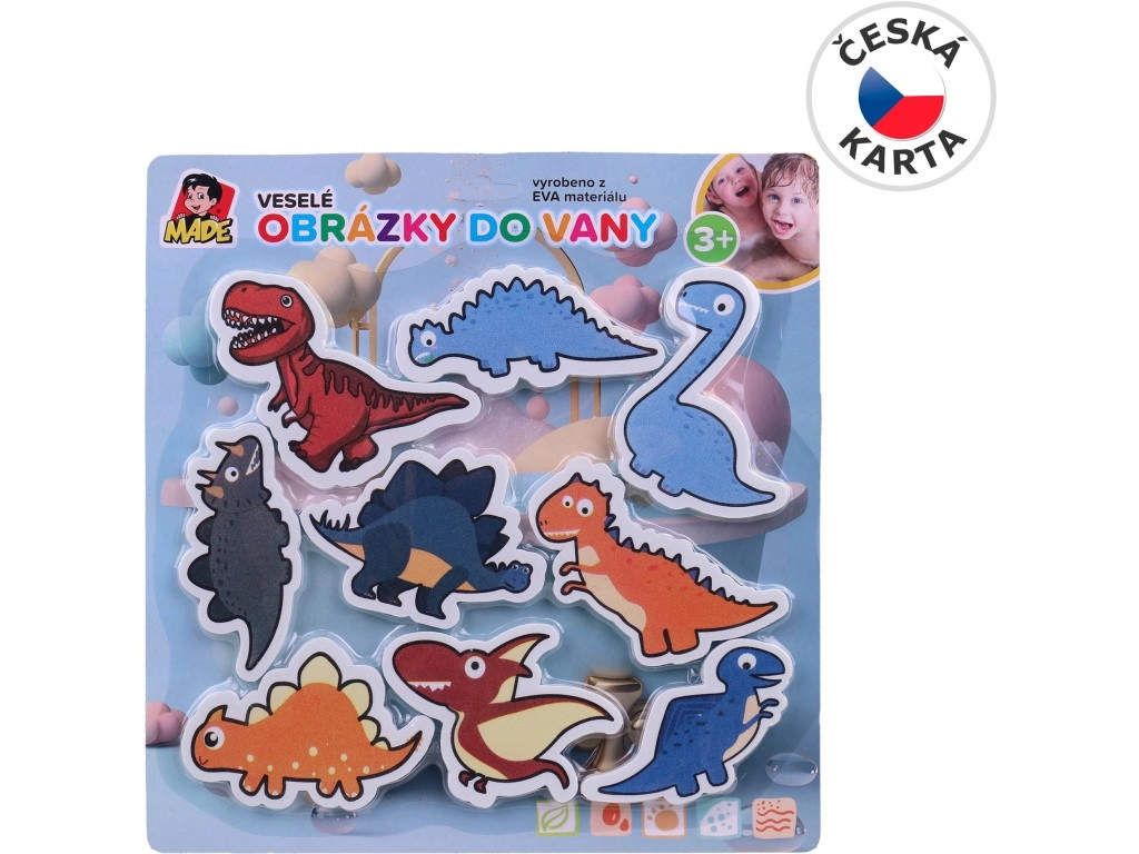 Dinosauři do vany – měkké pěnové hračky