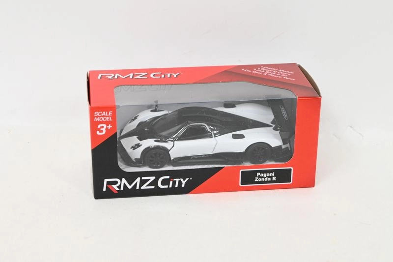 Kovový model RMZ Pagani Zonda R bílý 1:39 s pull-back