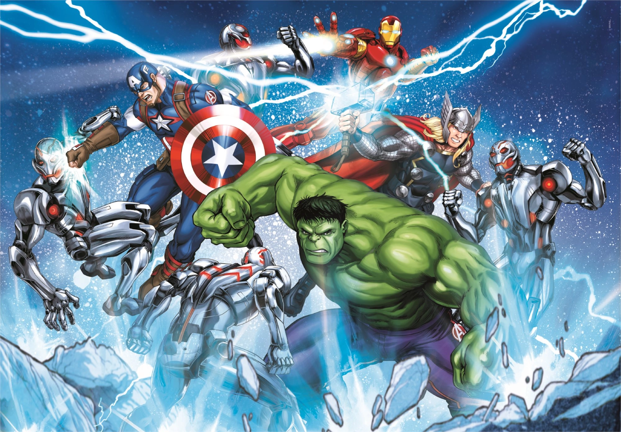 Levně Puzzle 104 dílků MARVEL Avengers – Clementoni