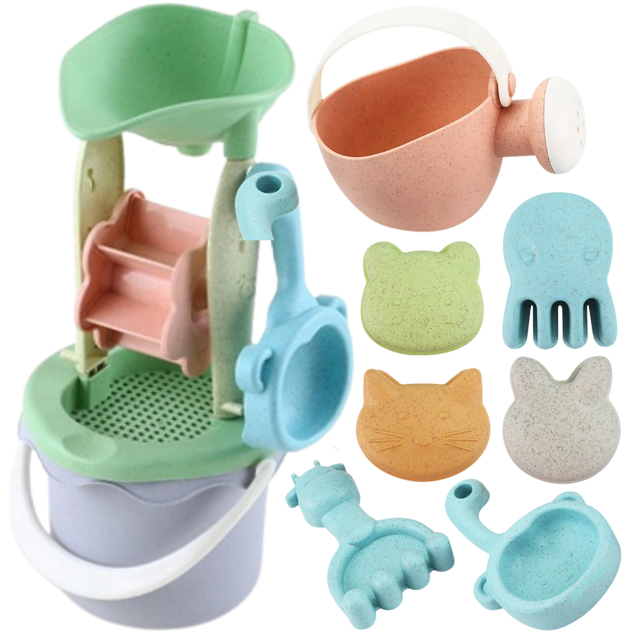 Bavytoy Sada kyblíků na písek s mlýnkem