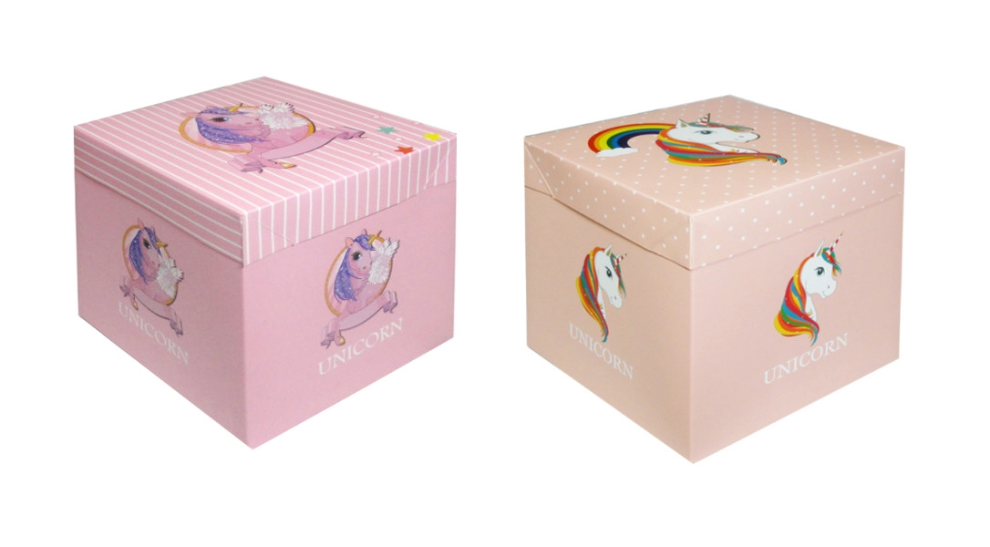 Dárková krabička s jednorožcem