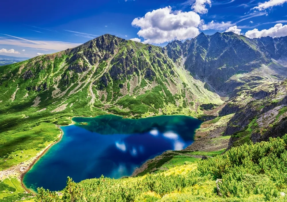 Levně Castorland Castor Czarny Staw Gąsienicowy Tatry Polsko 500 dílků