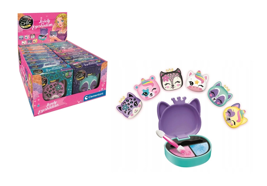 Clementoni - CRAZY CHIC oční stíny