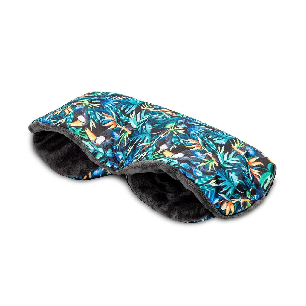 Rukávník na kočárek SENSILLO s motivem tukanů, 40 × 22 cm