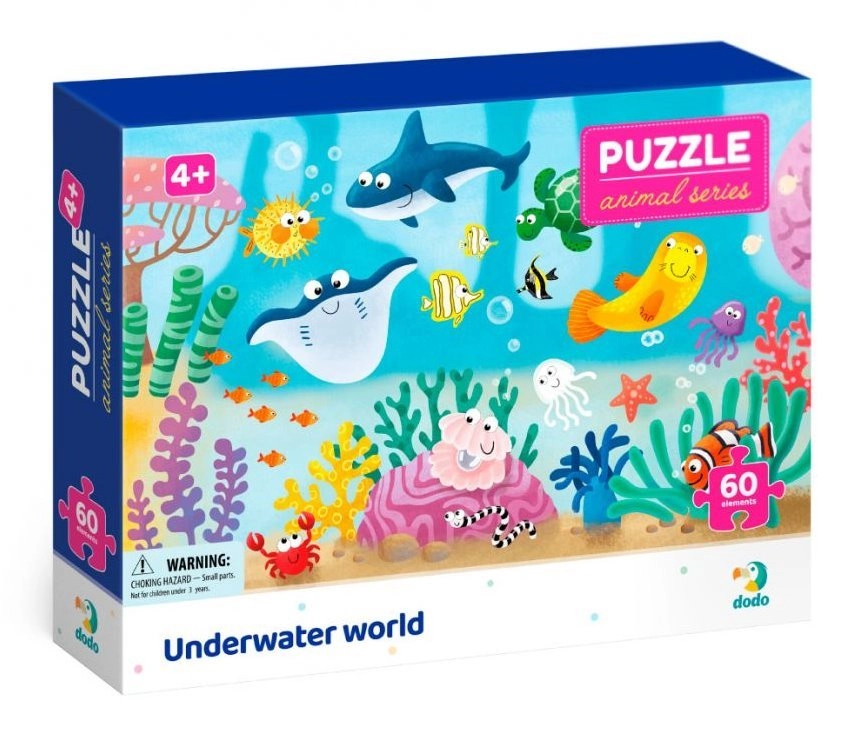 Levně DODO puzzle zvířata: podvodní svět 60 dílků
