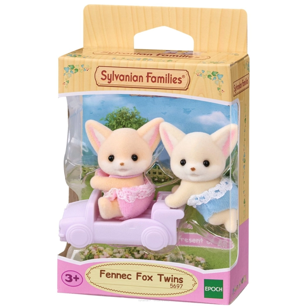 Sylvanian Families Dvojčata fenci s autíčkem