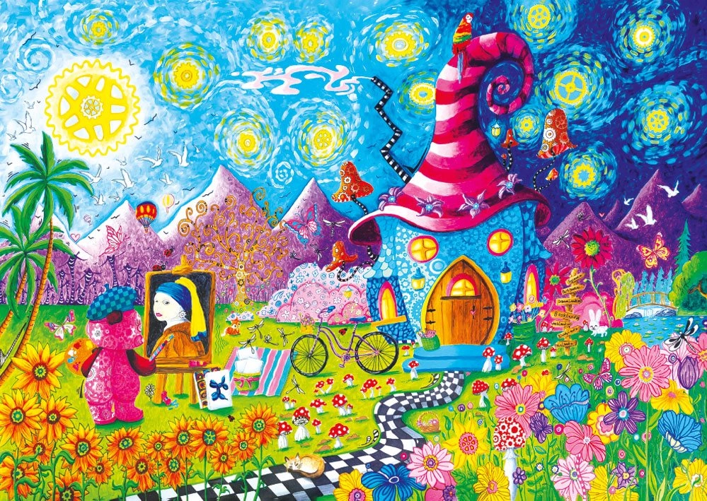 Puzzle Artlandia magnolia 1000 dílků