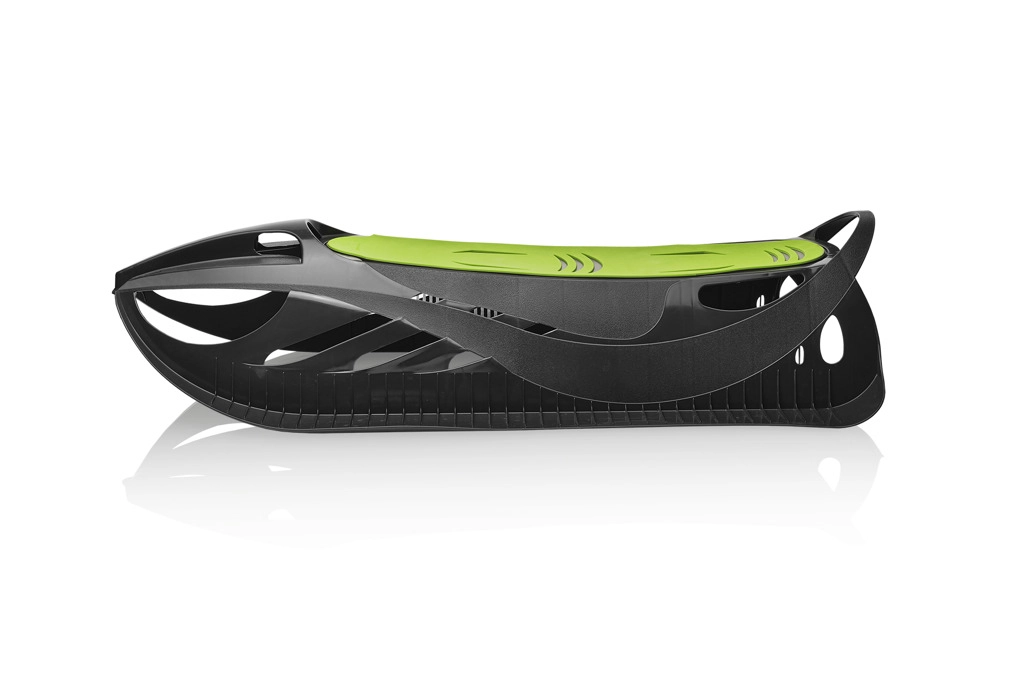 Levně Plastkon Sáně Neon grip mystic černá/zelená