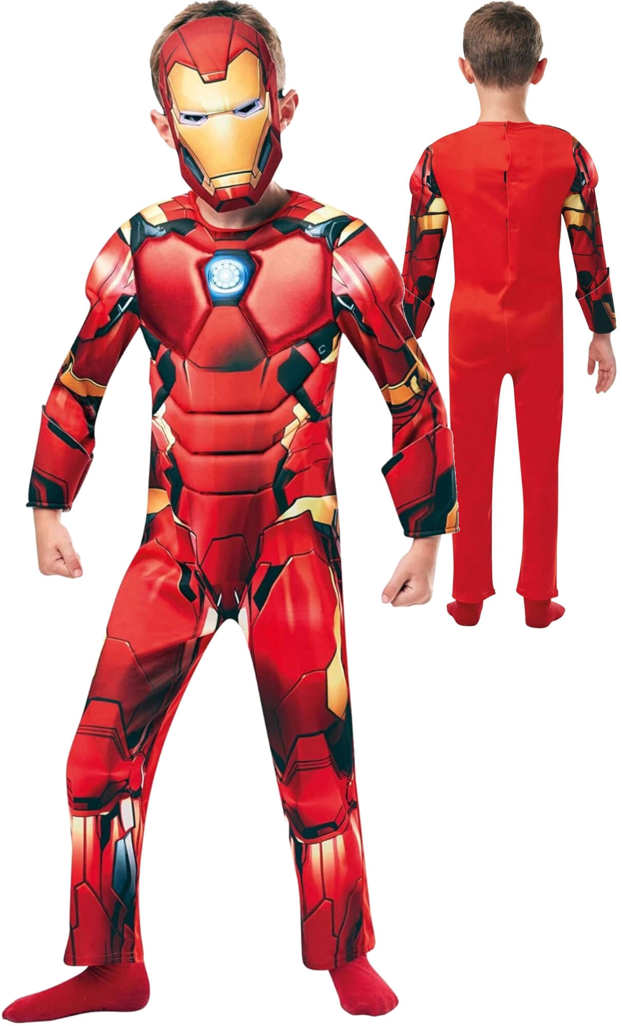 Dětský kostým MARVEL Iron Man 122–128 cm (7–8 let) s maskou