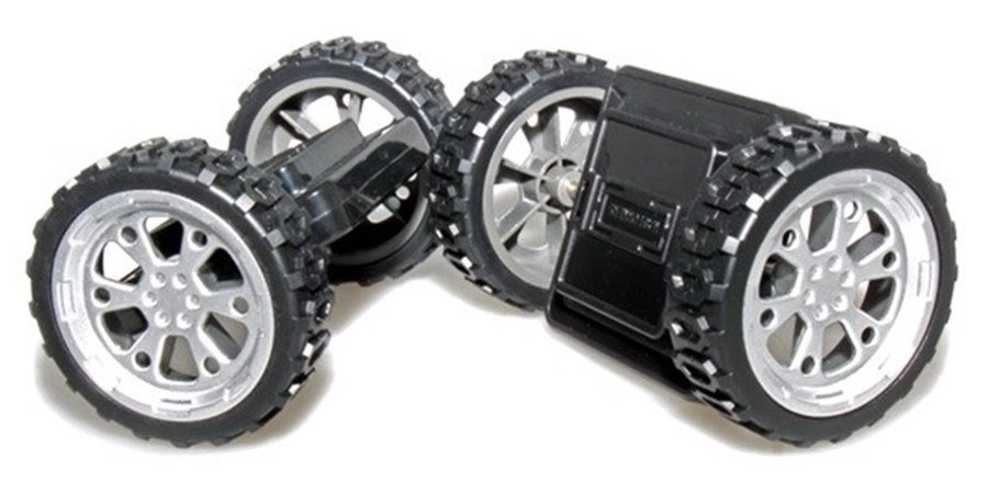 magformers dvojkolečka – sada 2 ks na podvozkových destičkách