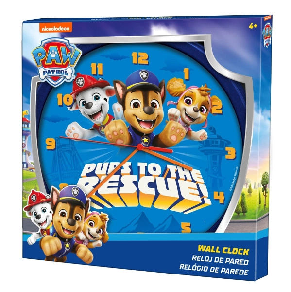 Nástěnné hodiny PAW PATROL pro děti