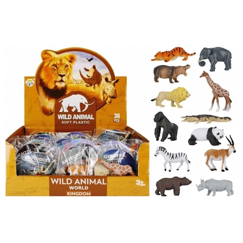 zvířata ze zoo – sběratelské figurky pro děti