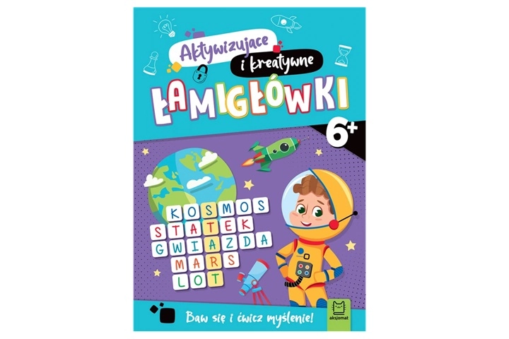Łamigłówki aktywizujące i kreatywne od 6 let – pracovní sešit s úlohami (polsky)