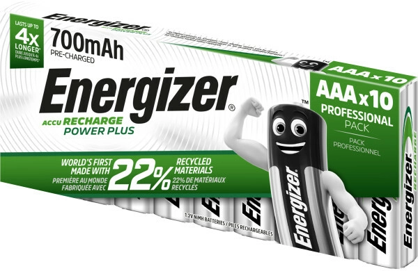 Energizer Power Plus Rech AAA 700mAh 10ks E300626405