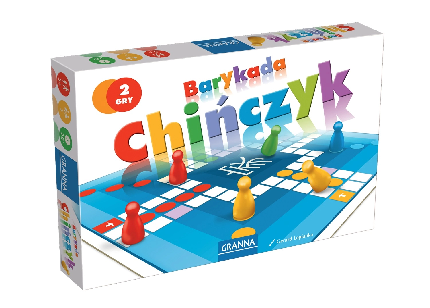 Rodinné hry GRANNY – Člověče, nezlob se / Barykada (2 v 1)