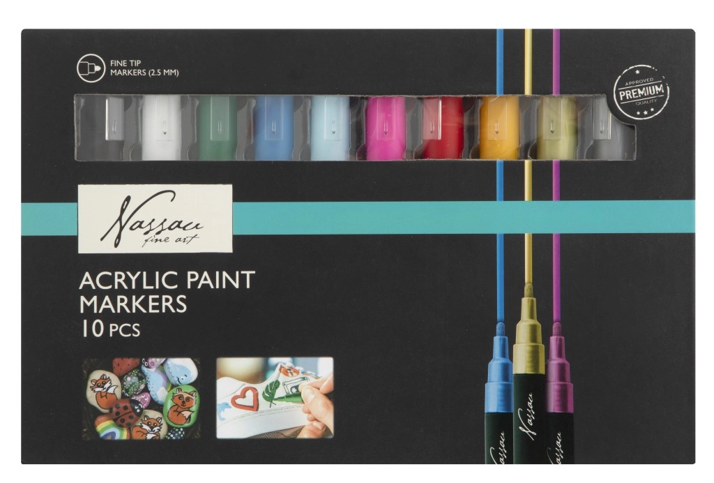 Grafix Akrylové fixy 10 ks