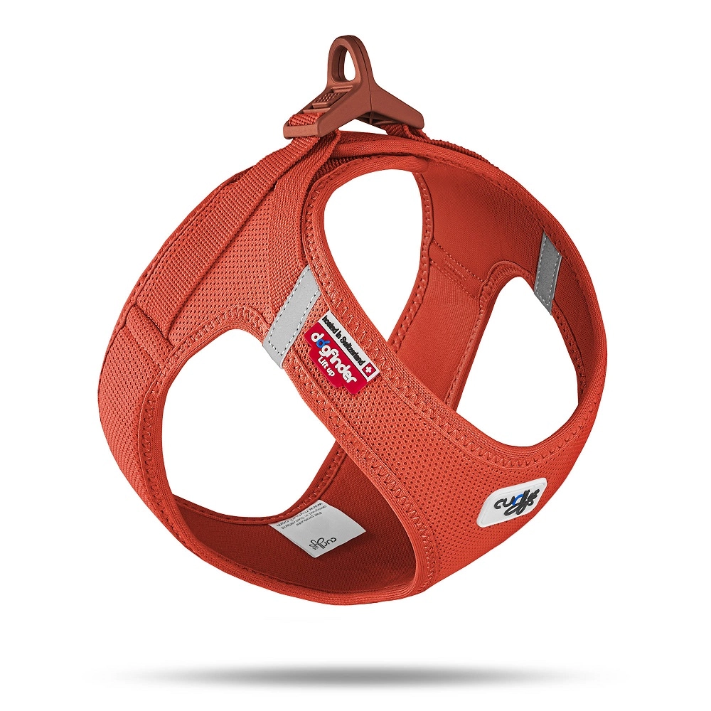 Curli air-mesh postroj se sponou Sun Orange 2XS (2–4 kg)