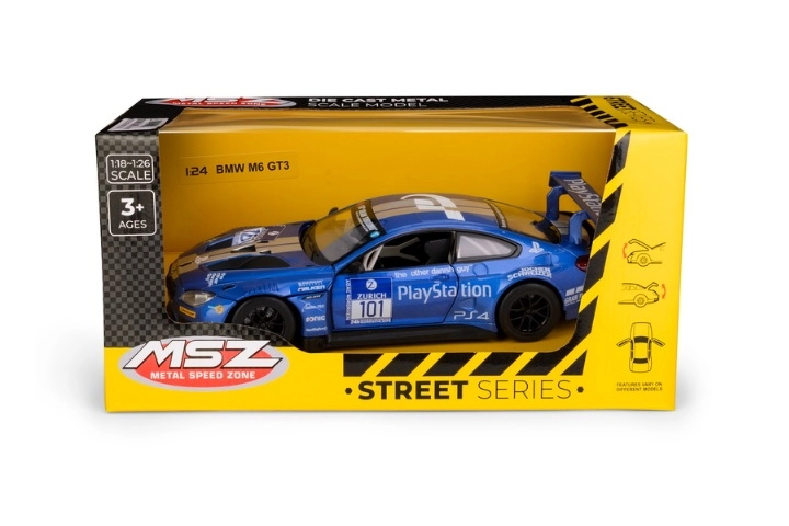 Model auta BMW M6 GT3 v měřítku 1:24