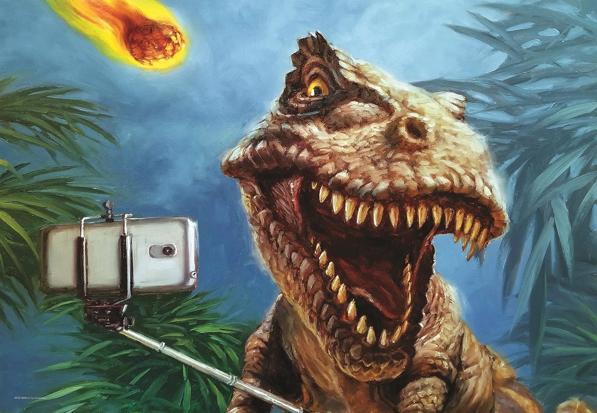 EUROGRAPHICS Puzzle Dino selfie 100 dílků