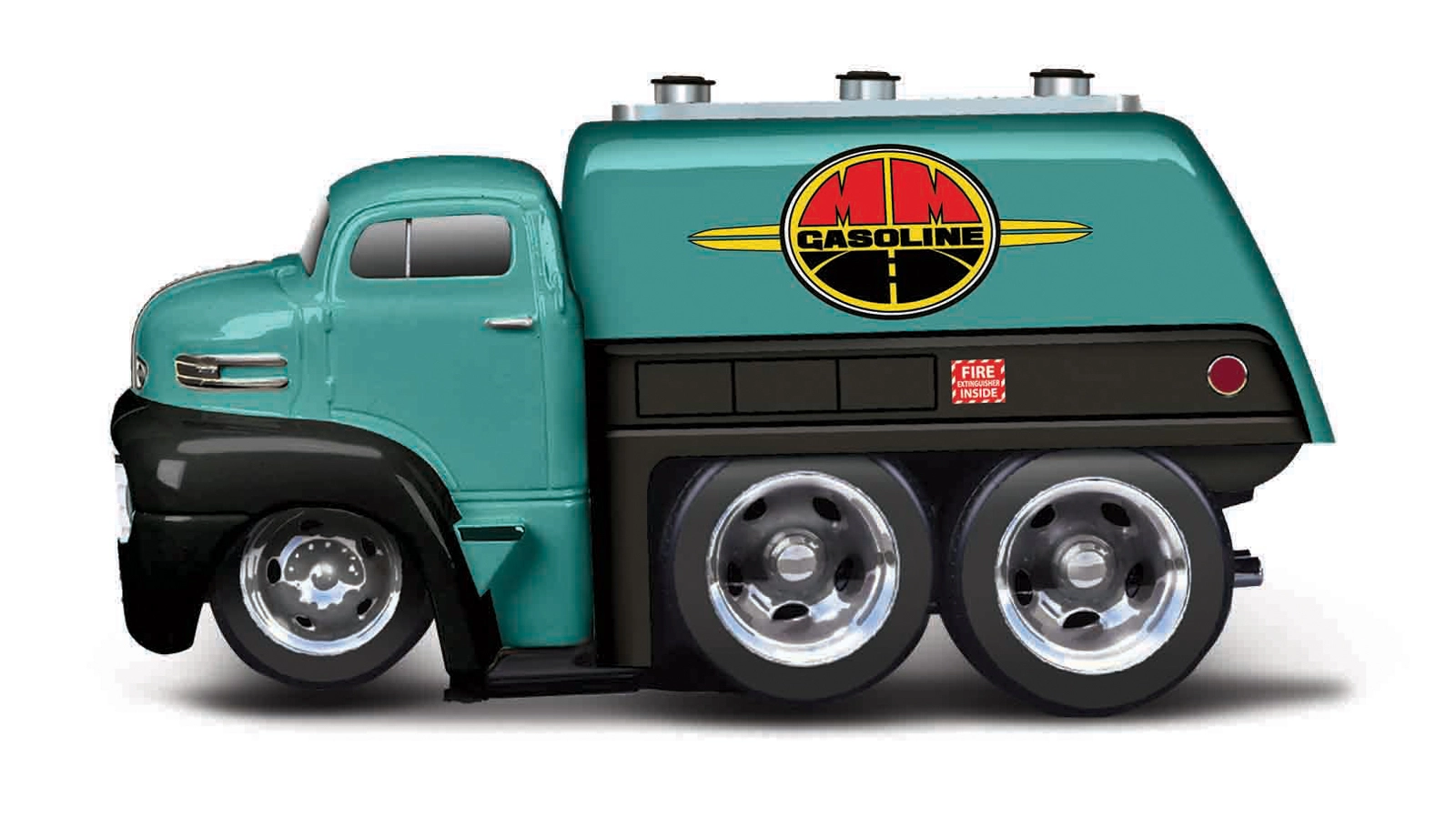 Levně Maisto Work Rigs 1950 Ford COE Fuel Truck 1:64