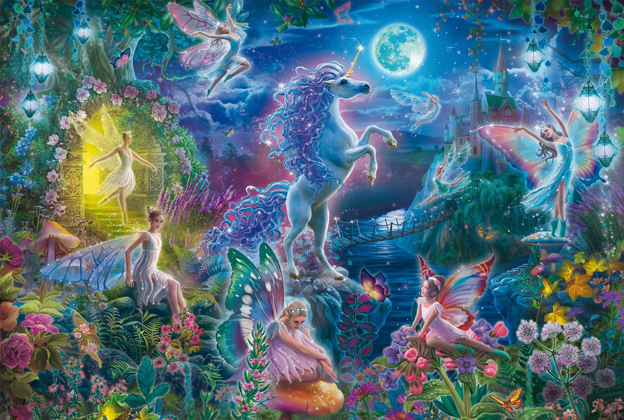 Puzzle pohádka o jednorožci 150 dílků SCHMIDT