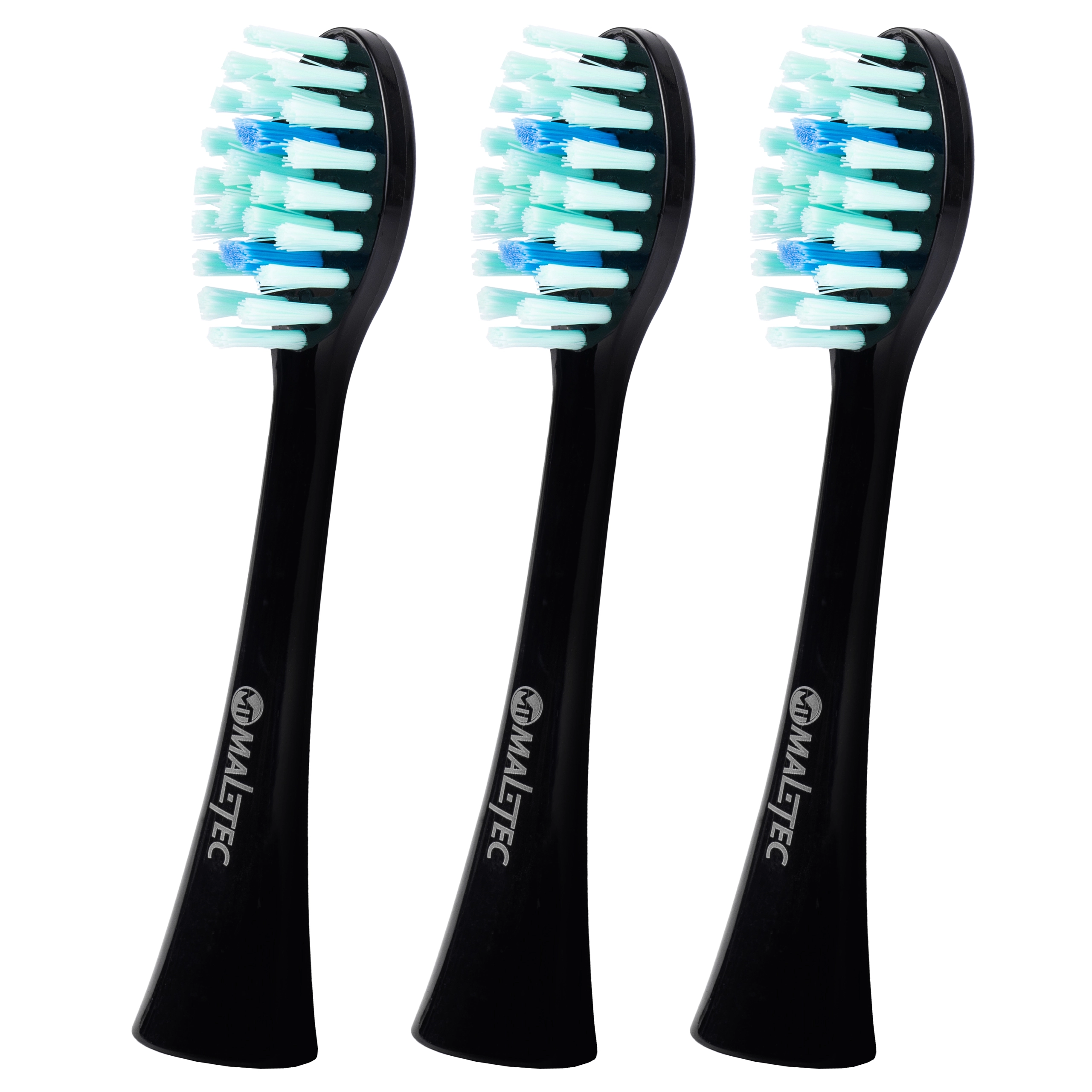 Náhradní hlavice pro sonický kartáček TOOTHIE X1, černé, 3 ks