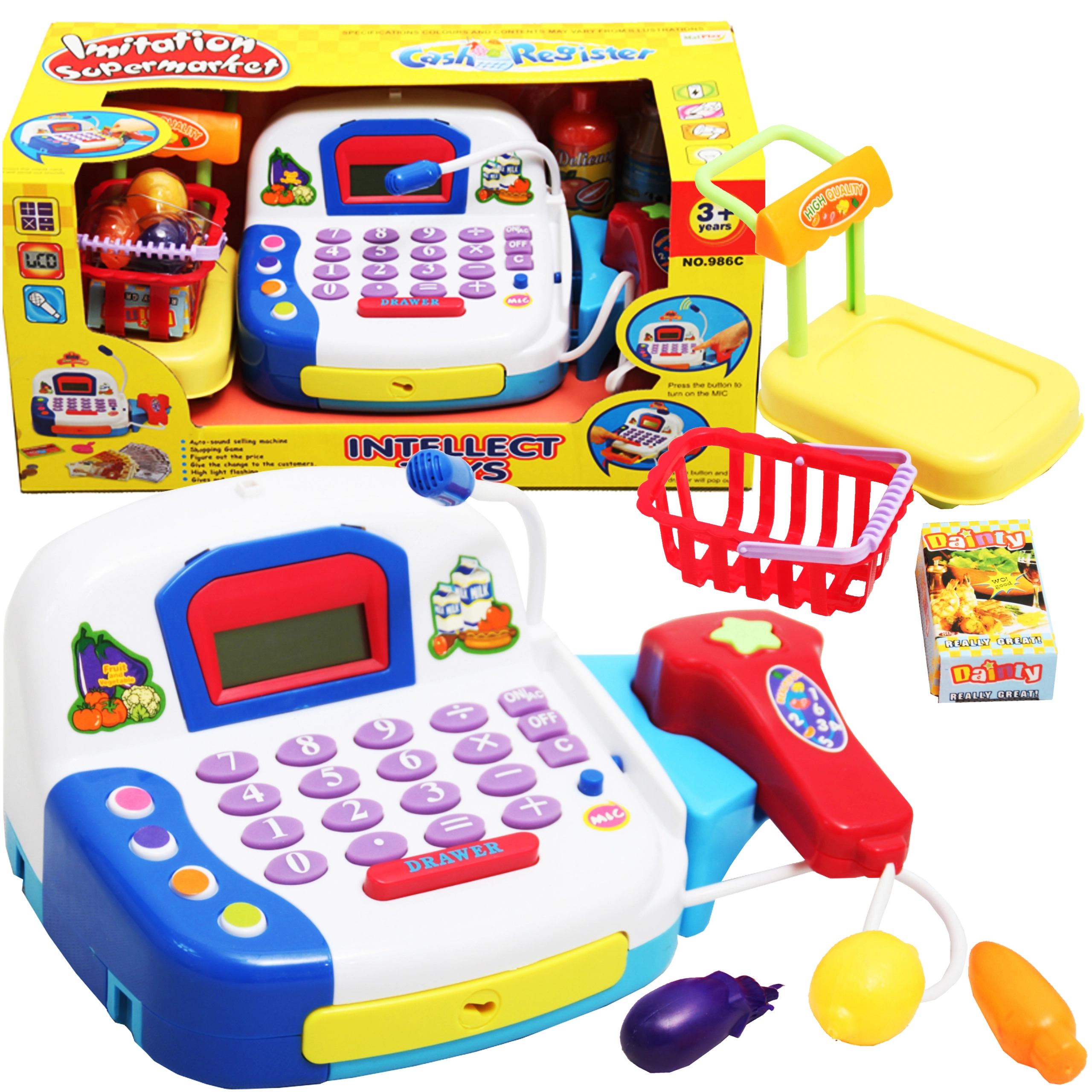 Pokladna pro děti se světlem a zvukem