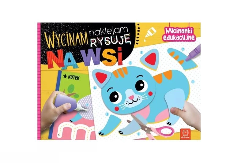 Vyřezávám, lepím, kreslím: na farmě – vzdělávací vystřihovánky