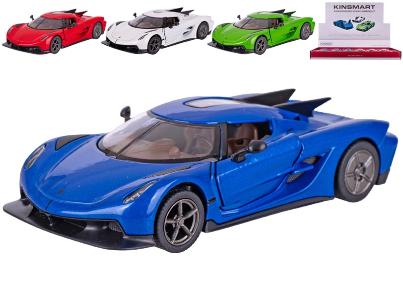 Kinsmart Koenigsegg Jesko Absolut kovový model auta s pohonem pull-back
