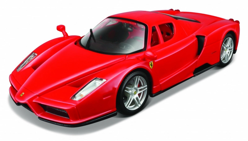 Levně Maisto Ferrari Enzo červený kovový model ke složení 1:24