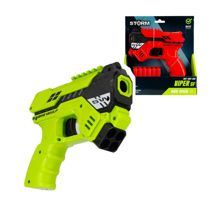 Pistole na pěnové šipky Sabre Wulf – dětská blaster pistole