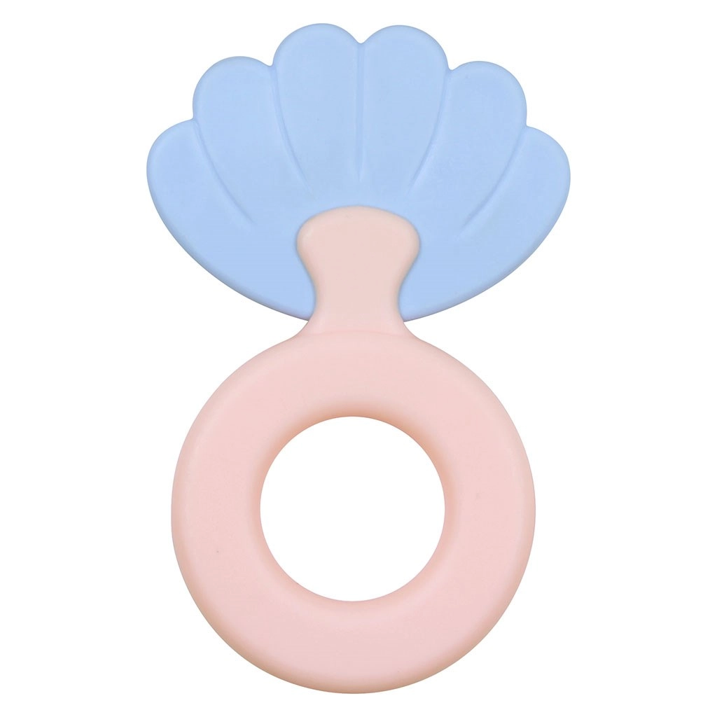 Dětské kousátko s chrastítkem ve tvaru mušle BABY MIX