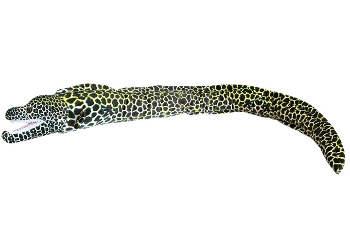 Plyšová muréna tmavá 110 cm