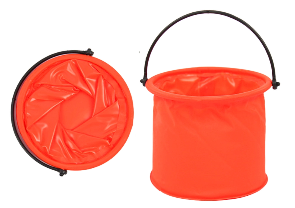 Lean Toys Skládací kbelík Orange