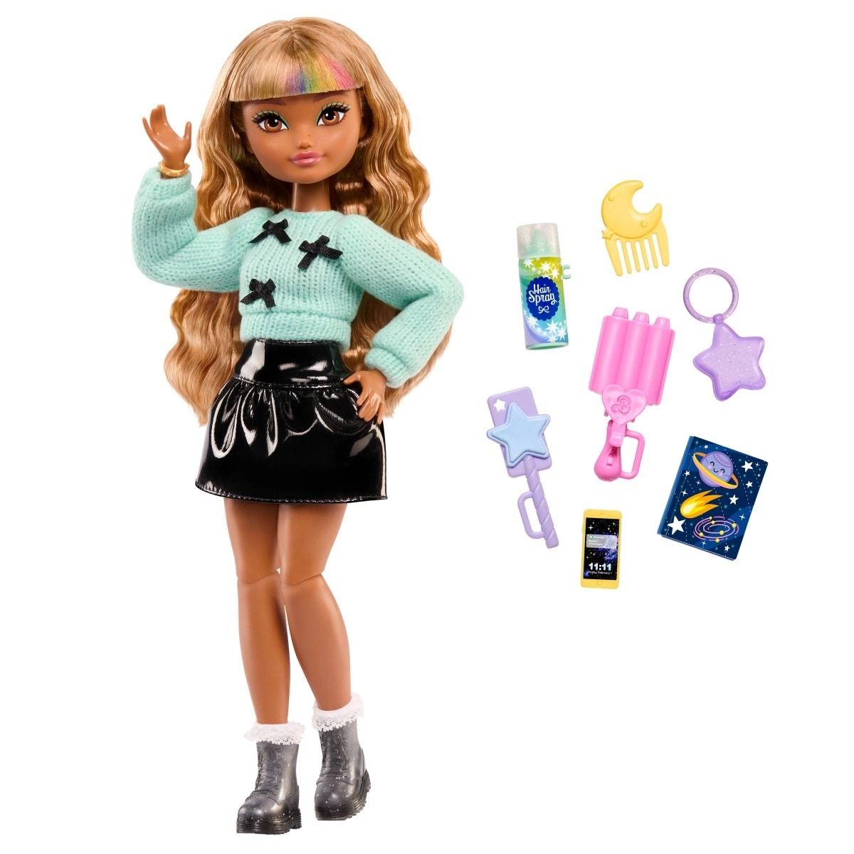 barbie dream besties zia – módní panenka s doplňky na úpravu vlasů