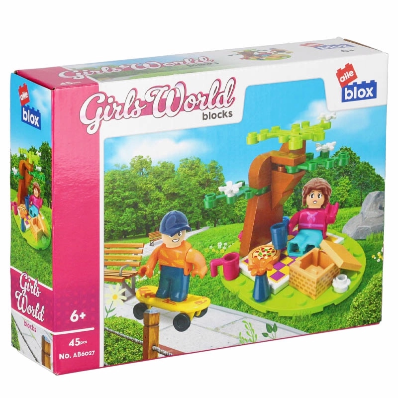 Stavebnice dívčí piknik s postavičkami