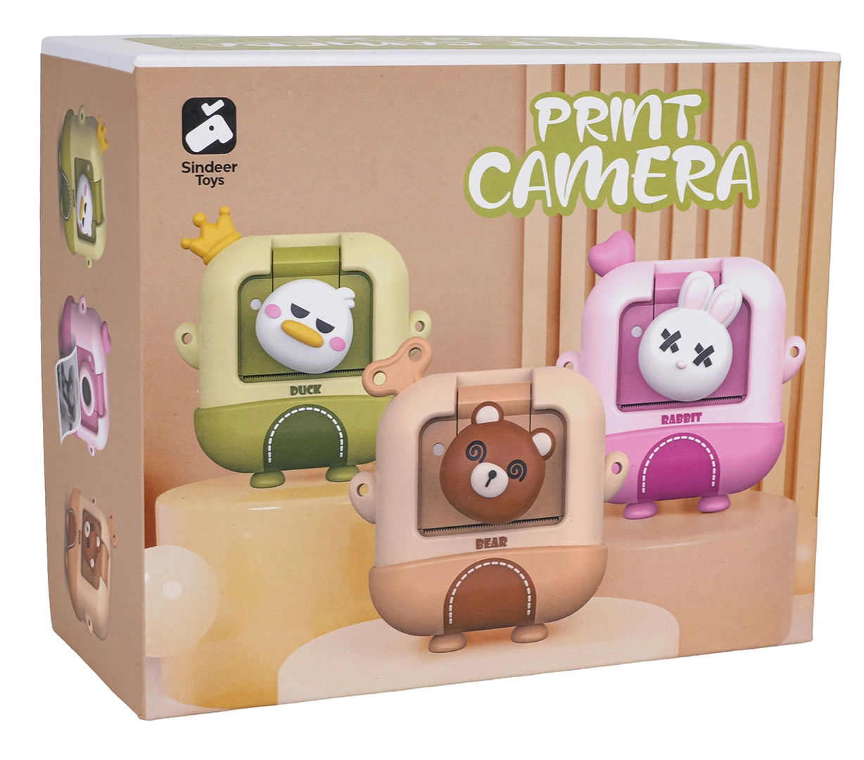 Dětský fotoaparát s okamžitým termálním tiskem Medvídek