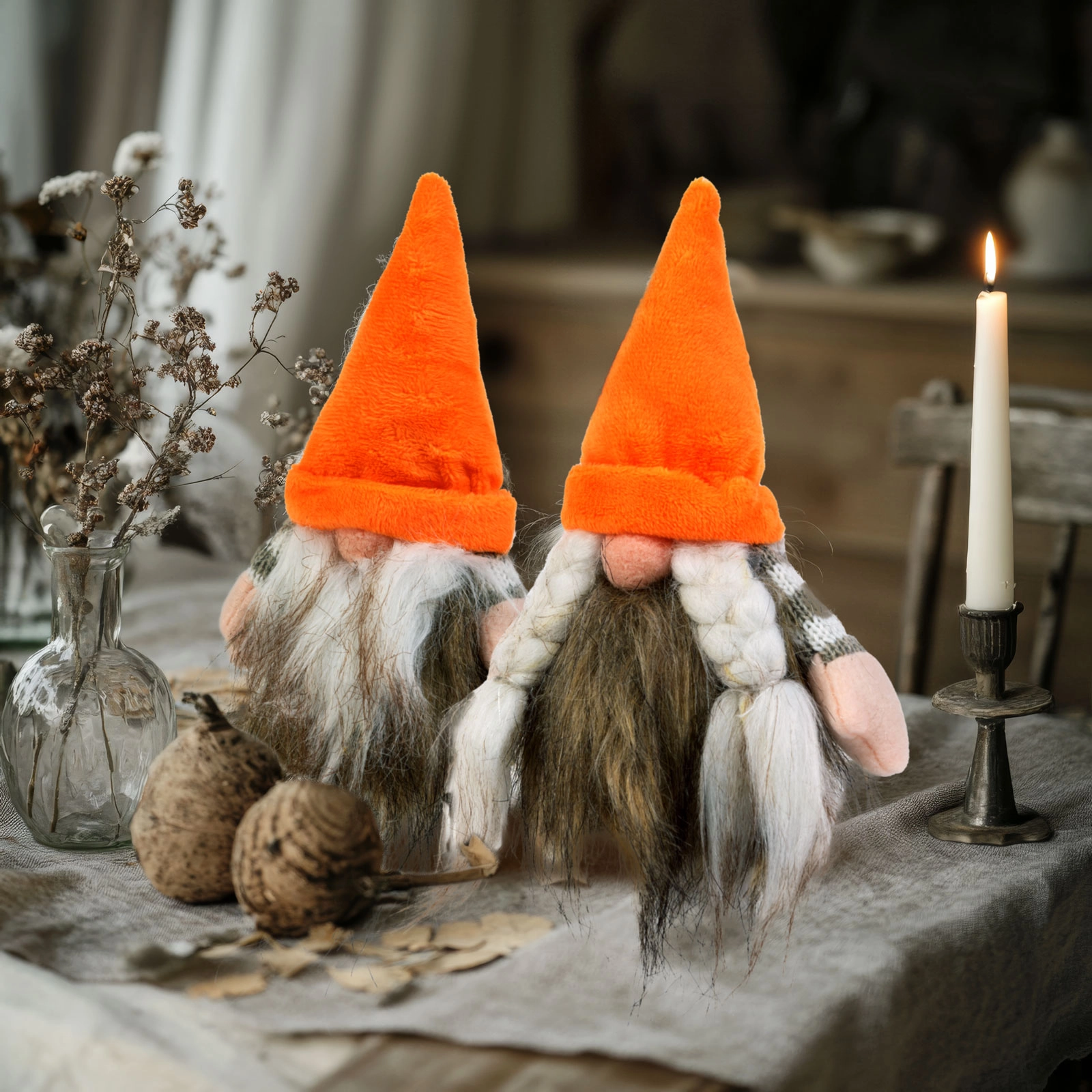 Halloweenský skandinávský trpaslík 15 cm - 1 kus