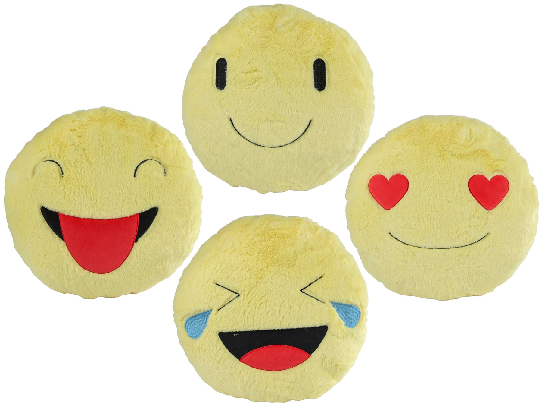 Plyšový polštář smajlík