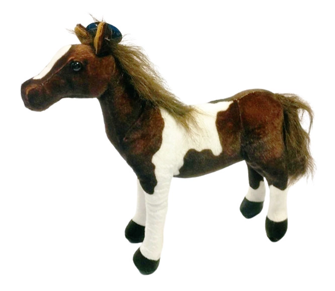 Plyšový kůň hucul 35 cm