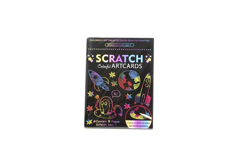 Kreativní sada Zdrapywanka – vyškrabávací obrázky (scratch art)