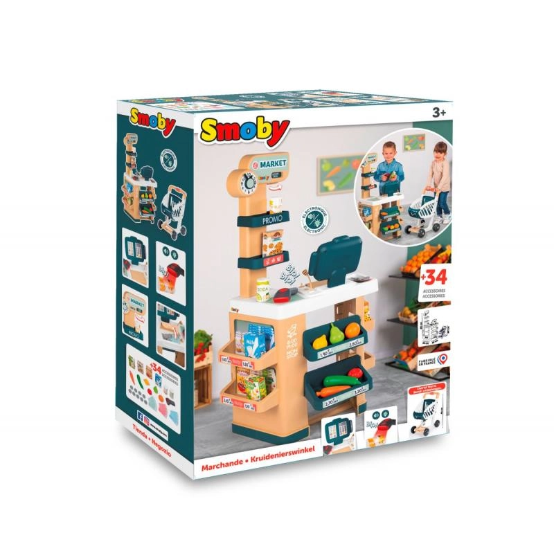 Smoby supermarket s příslušenstvím